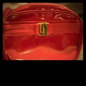 Ferragamo Red Patent Purse